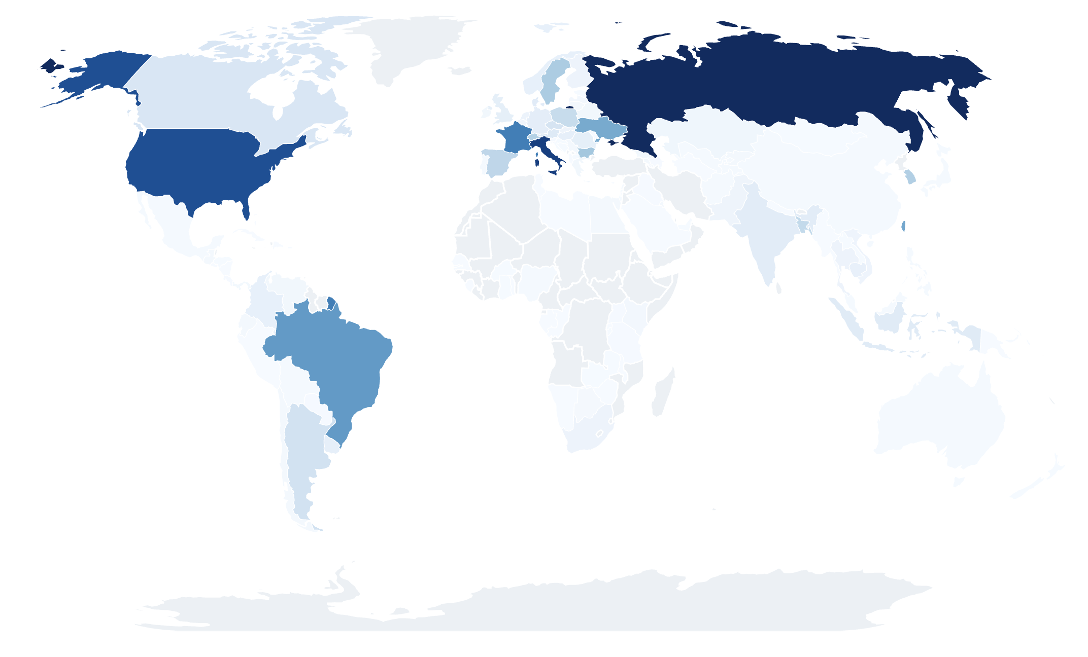 World heat map of `move/c2old` victim rows by country